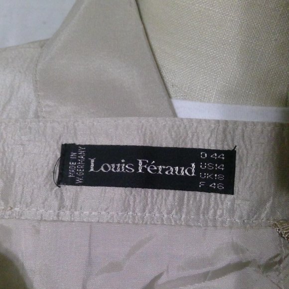 Louis Feraud Vintage Silk Skirt Suit Size 14 - Picture 9 of 15